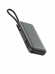Портативный внешний аккумулятор с кабелем ACEFAST M22 PD130W Power Bank With Cable 20000Mah - Black AF-M22-BK
