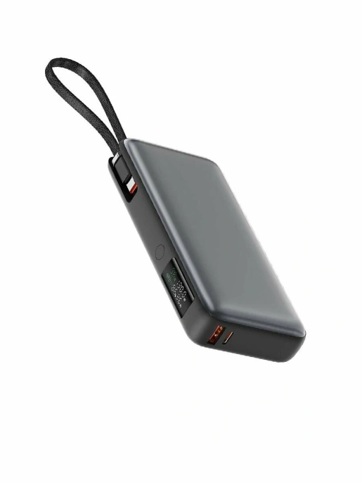 Портативный внешний аккумулятор с кабелем ACEFAST M22 PD130W Power Bank With Cable 20000Mah - Black AF-M22-BK