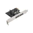Контроллер ExeGate EXE-501 (PCI-E x1 v2.0, SATA3 6Gb/s, 2 int.+2 ext., ASMedia Chipset ASM1061) EX283707RUS