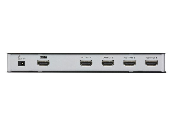 Разветвитель, электрон. ATEN VS184A-AT-G, HDMI, 1 4 устройства, 15 метр. 24AWG , F, без шнуров, Б.П.220 5.3V