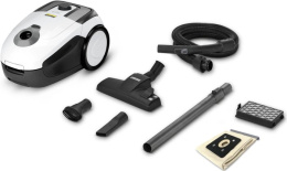 Пылесос Karcher VC 2 1.198-030.0 сухая уборка, объем фильтр-мешка: 2.8 л, радиус уборки: 7.5 м, фильтр Hepa 12, насадки: для пола, щелевая, насадка-щетка для мебели