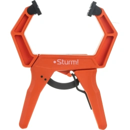 Струбцина Sturm клещеобразная с храповым механизмом, длина 226мм, зев 75мм 1078-09-075