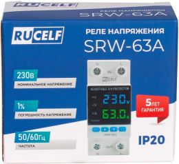 Стабилизатор напряжения Rucelf SRW-63A однофазный белый