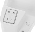 Фен PUFF 1201B, 1200Вт, белый
