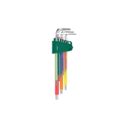 Шестигранники SATA 9 предметов цветные, пластиковый блистер S2 09103CH