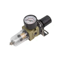 Фильтр-регулятор Partner мини с индикатором давления для пневмосистем 1/4" 10Мк, 550 л/мин, 0-10bar, рабочая температура 5-60 AW2000-02 54479 PA-AW2000-02 54479