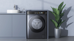 Стирально-сушильная машина Viomi Master 2 Pro (WD10FT-B6E) (отдельностоящая, сушка: естественная конденсация, загрузка для стирки: до 10 кг, загрузка для сушки: до 6 кг, отжим: 1400 об/мин, глубина: 49 см (с люком 58 см), энергопотребление B, 14 программ,