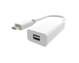 Адаптер Buro USB Type-C m - miniDisplayPort f , белый [bhp ret tpc_mdp]