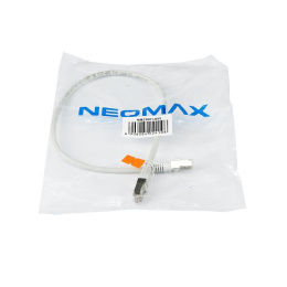 NEOMAX NM23001-005 Шнур коммут. FTP 0.5 м, cat.5е, серый, многожильный