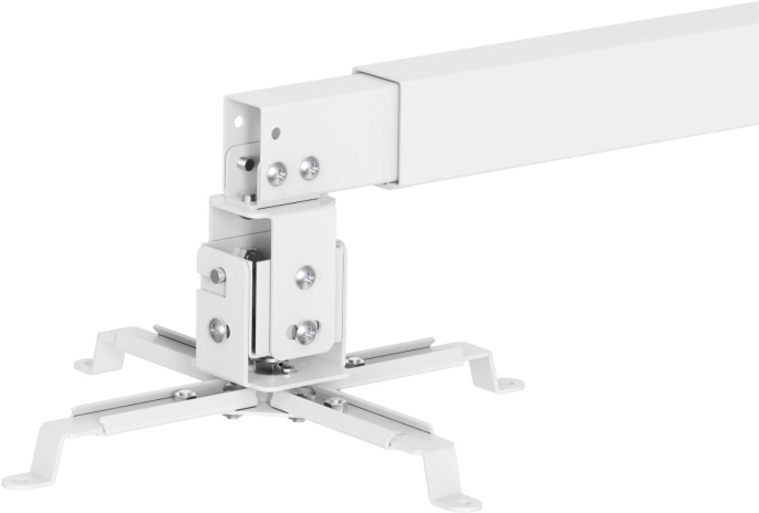 Кронштейн для проектора Cactus CS-VM-PRE01-WT, до 20кг, настенный и потолочный, поворот и наклон, белый