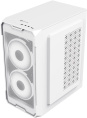 Корпус mATX Oklick OCC-MN302F, Mini-Tower, без БП, белый