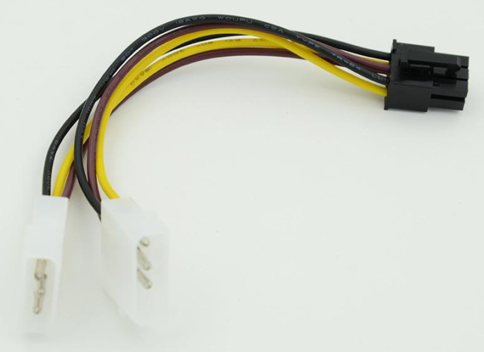 Кабель Molex 8980 PCI-E 6pin 0.15м (15909899)