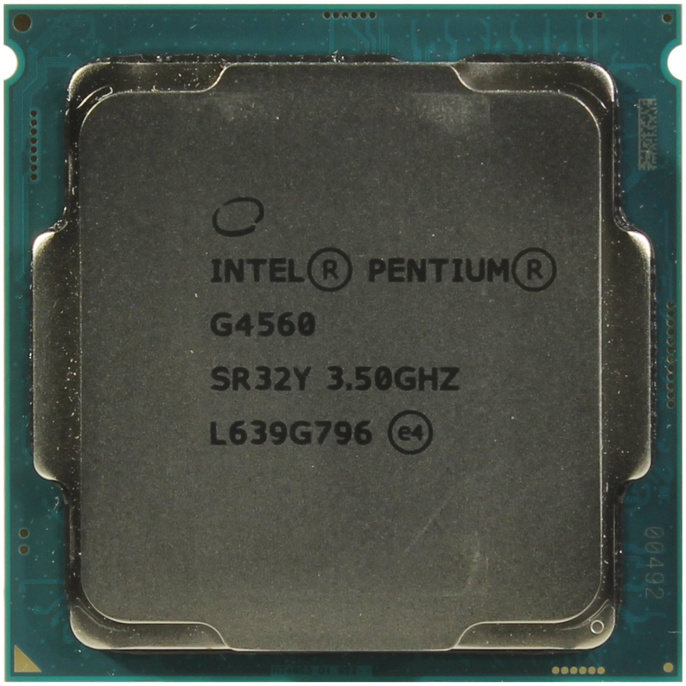 CPU Intel Pentium G4560 TRAY S1151, 3500MHz/3Mb, Dual-Core, Kaby Lake, 14nm, 54W, HT, Intel HD Grap