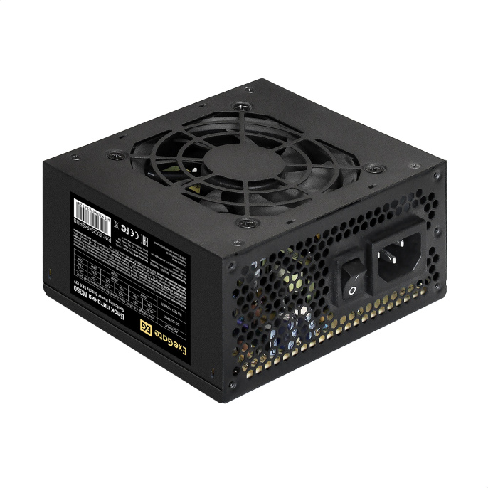 Блок питания 350W ExeGate M350 SFX, 8cm fan, 24pin, 4+4 pin, PCI-E, 3xSATA, 2xIDE, black EX234942RUS
