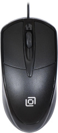 Мышь проводная Oklick 125M, оптическая, USB, 1200dpi, черный [1175317]