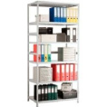 Стеллаж ПРАКТИК MS Standart 200KD/100x50/4 металл, 2000x1000x500мм серый [s24099245402]