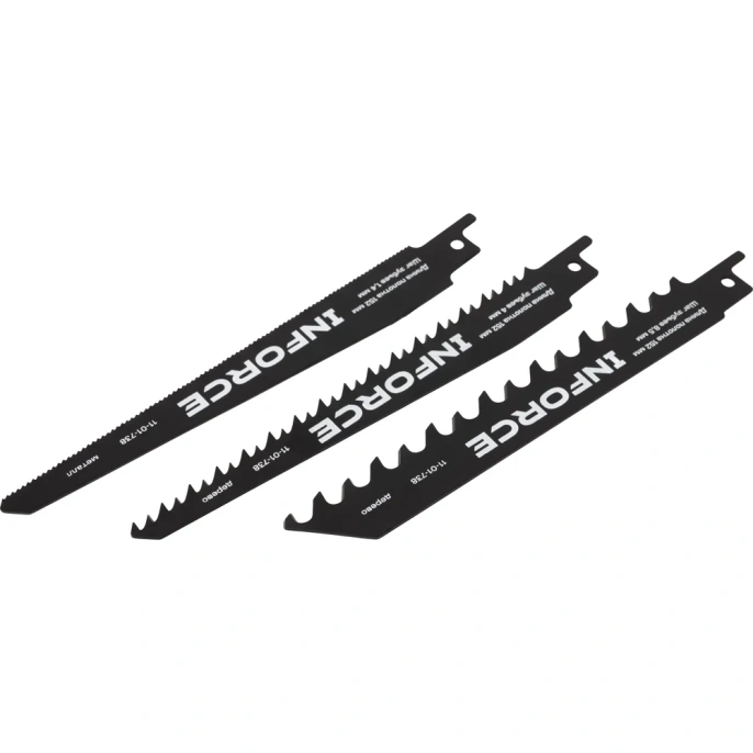 Набор полотен по дереву и металлу 152x8,5/4/1,4 мм, 3шт Inforce 11-01-738