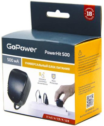Блок питания GoPower Powerhit 500 универсальн. 1/20/40 (00-00015342)