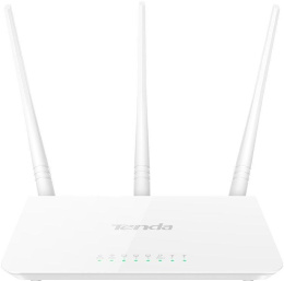 Wi-Fi роутер TENDA F3, Wi-Fi 4, N300, 2.4ГГц, 3 LAN, белый