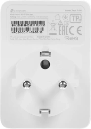 TP-Link Tapo P100(1-pack) Умная мини Wi-Fi розетка, 2.4 GHz, Max Load 2300 Вт, 10 А