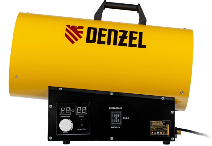 Газовая тепловая пушка DENZEL GHG-15i,  15кВт, желтый