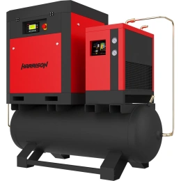 Винтовой компрессор 3 в 1 с ременным приводом Harrison 750 л/мин 8 бар 5,5 квт HRS-94750TD3