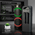 Музыкальный центр Digma D-MC1720, 80Вт, с караоке, Bluetooth, FM, USB, micro SD, черный