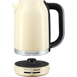 Электрочайник KitchenAid, 1.7 л. Электрочайник KitchenAid, термо-контроль, 1.7 л., кремовый (5KEK1701EAC)
