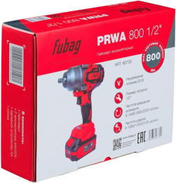 Гайковерт аккумуляторный FUBAG PRWA 800 1/2’’ (46730)