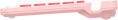 Клавиатура A4TECH Fstyler FBK30, USB, Bluetooth/Радиоканал, мембранная, розовый [fbk30 raspberry]