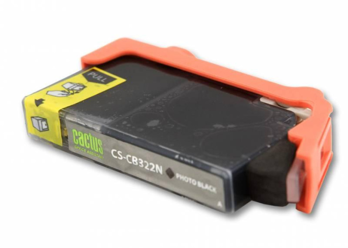 Картридж струйный Cactus CS-CB322N(CS-CB322) №178XL фото черный (14.6мл) для HP PS B8553/C5383/C6383/D5463 с чипом