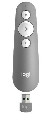 Презентер Logitech R500s BT/Radio USB 20м серый 910-006520
