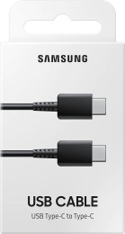 Кабель Samsung EP-DA705BBRGRU,  USB Type-C (m) -  USB Type-C (m),  1м,  3A,  черный
