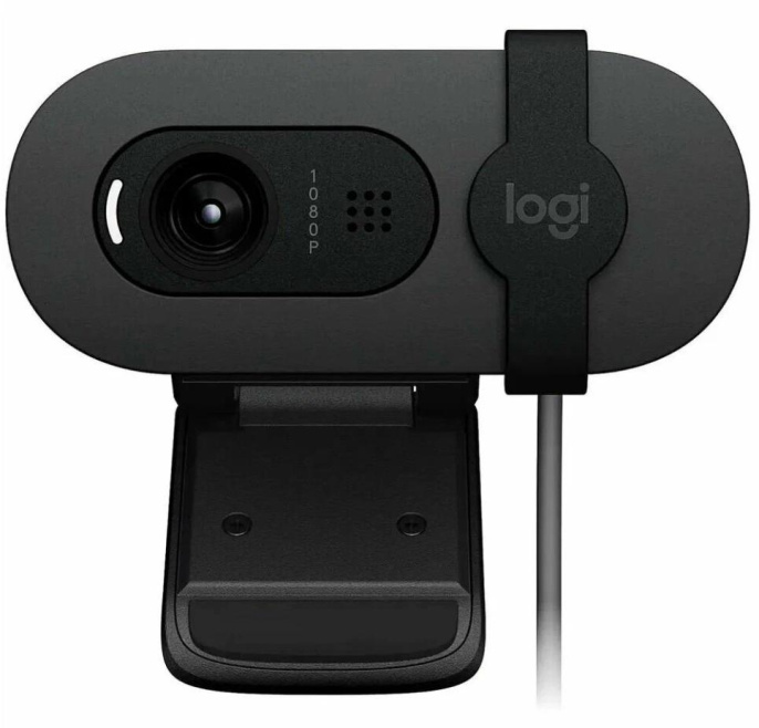 Web-камера Logitech HD Webcam Brio 105,  графитовый [960-001590]