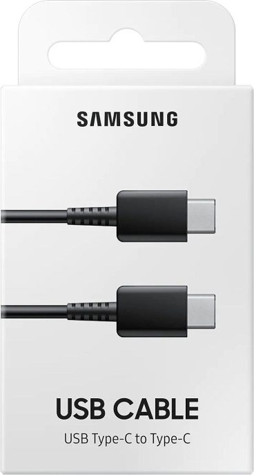 Кабель Samsung EP-DA705BBRGRU,  USB Type-C (m) -  USB Type-C (m),  1м,  3A,  черный