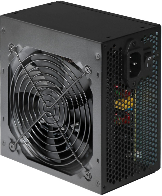 Блок питания Digma DPSU-500W, 500Вт, 120мм, черный, retail