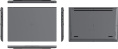 Ноутбук Digma EVE C5805, 16", IPS, Intel N100 0.8ГГц, 4-ядерный, 8ГБ DDR5, 256ГБ SSD,  Intel UHD Graphics, Windows 11 Pro,  темно-серый [dn16n1-8cxw01]