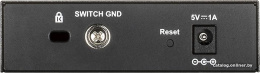 Коммутатор D-Link DGS-1100-05V2/A1A (L2) 5x1Гбит/с настраиваемый