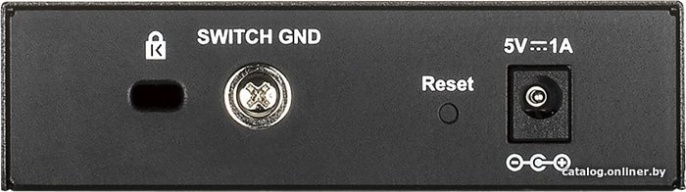 Коммутатор D-Link DGS-1100-05V2/A1A (L2) 5x1Гбит/с настраиваемый