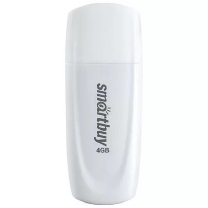Smartbuy USB Drive 4GB Scout White SB004GB2SCW