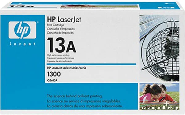 Картридж лазерный HP 13A Q2613A черный 2500стр. для HP LJ 1300/1300N