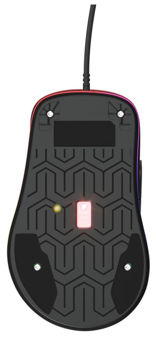 Мышь проводная GMNG 850GM, игровая, оптическая, USB, 7200dpi, красный и черный [1533460]