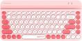 Клавиатура A4TECH Fstyler FBK30, USB, Bluetooth/Радиоканал, мембранная, розовый [fbk30 raspberry]