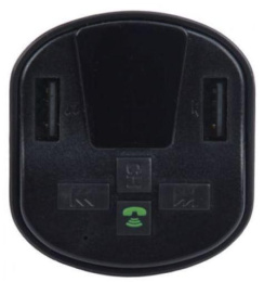 Автомобильный FM-модулятор ACV FMT-122B черный MicroSD BT USB 37576
