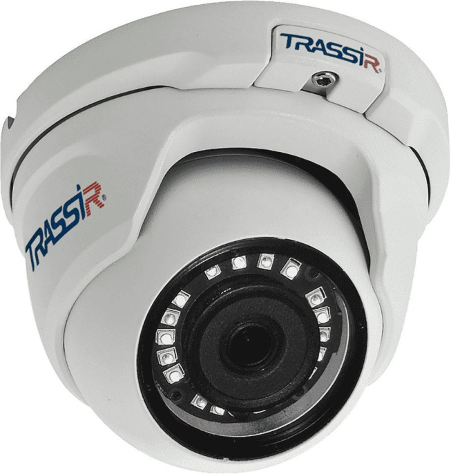 Камера видеонаблюдения IP Trassir TR-D4S5, 2560х1440 pix, 2.8 мм, белый
