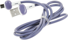 Кабель Redline Candy, micro USB m - USB m , 1м, 2A, фиолетовый [ут000021987]