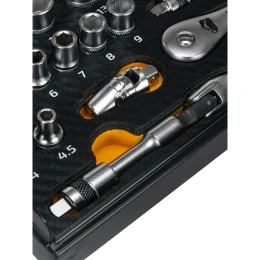 Набор инструментов 18 предметов 1/4" Inforce, Сталь Cr-V, Профессиональный, 06-07-13