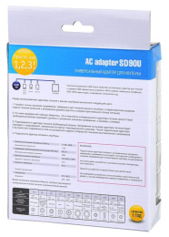 Адаптер питания Ippon SD90U, 15 - 19.5 В, 4.5A, 90Вт, черный [sd90u black]