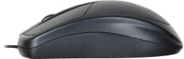 Мышь проводная Oklick 125M, оптическая, USB, 1200dpi, черный [1175317]