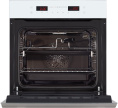 Духовой шкаф электрический HIBERG VM 6192 W,  67л,  дверца с 3 стеклами,  белый